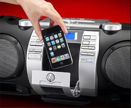 Boombox with iPod Dock