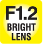 Lichtsterke F1.2 lens