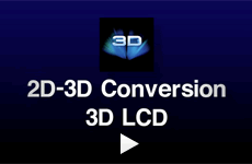 Demo video 2D-3D conversie 3D LCD